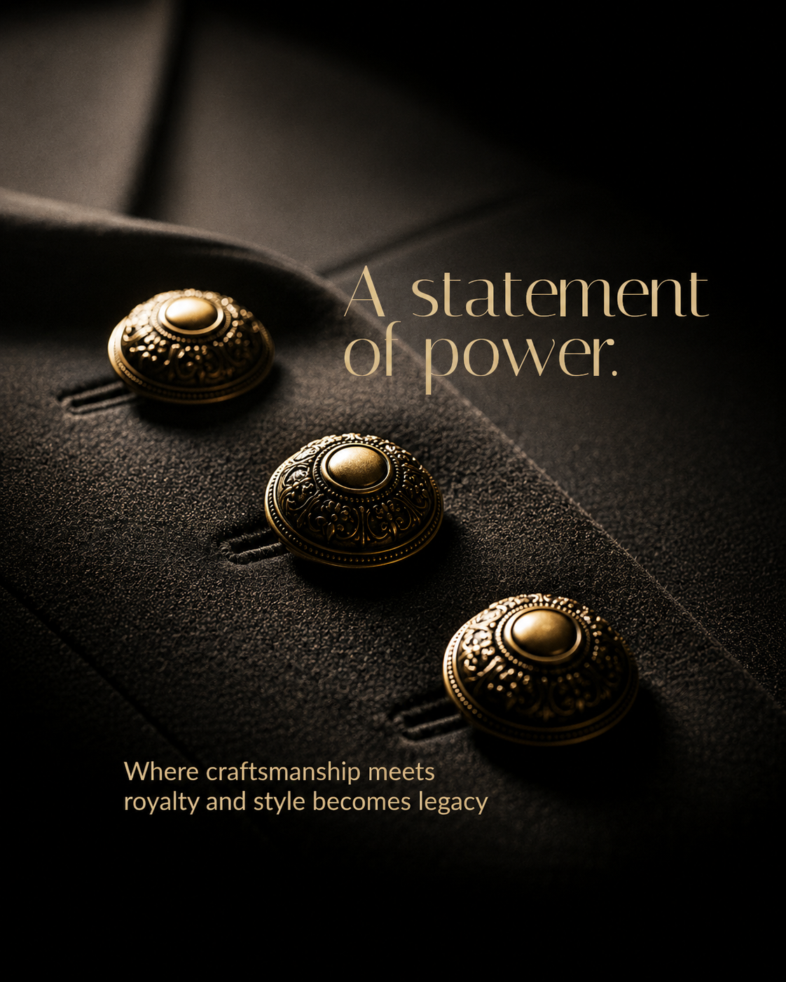 A statement of power — where every thread is a declaration. Sam & Sara Premium Brand Manifesto